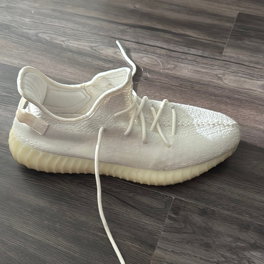 White Adidas Yeezy Sneakers